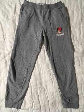 Disneyland Grey Minnie Mouse Jogger Pants